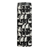 悪い猫が物を叩き、白い猫が黒 タンブラー (裏面)