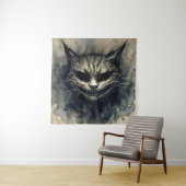 . .悪い猫が笑顔の水の彩りを描く タペストリー (インサイチュ)