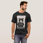 悪い猫の刑務所内のカチブは私にそれを囚人にした Tシャツ (正面フル)