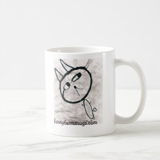 悪い猫 コーヒーマグカップ (右)