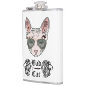 悪い猫 フラスク (左)