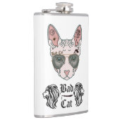悪い猫 フラスク (右)