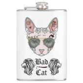 悪い猫 フラスク (正面)