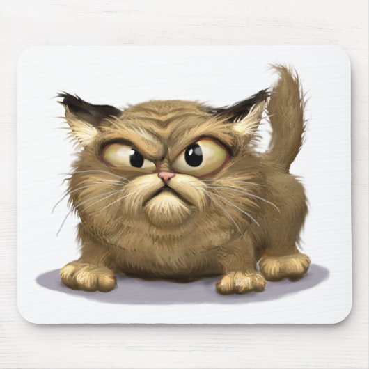 悪い猫 マウスパッド (正面)