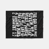 悪い猿Tシャツ フリースブランケット (正面(横))