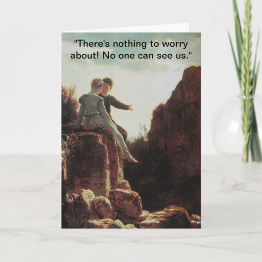 悪い男の子は、あなたの誕生日を台無しにする カード (正面)