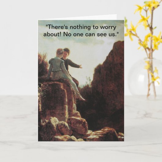 悪い男の子は、あなたの誕生日を台無しにする カード (黄色い花)