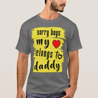 悪い男の子私のハートはパパに属している1 Tシャツ