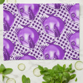 悪い男の悪い魚の漫画おもしろい キッチンタオル (折り畳み)