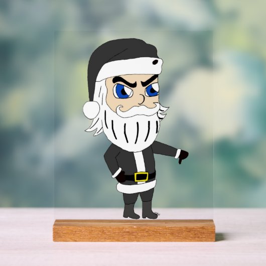 悪い男サンタクロース アクリルサイン (ニュートラル)