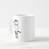 悪い男サンタクロース コーヒーマグカップ (正面左)