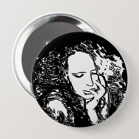 悪い癖 缶バッジ (正面&裏面)