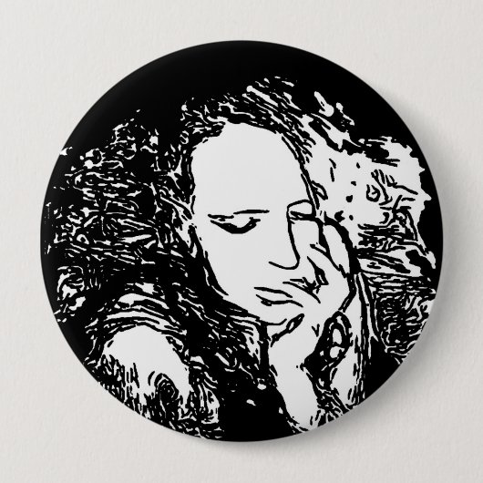 悪い癖 缶バッジ (正面)