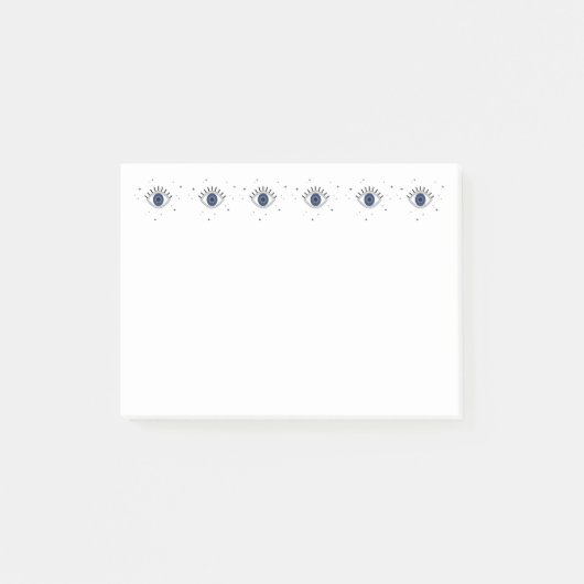 悪い目から青い目を守る ポストイット (正面)