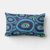 悪い目のアミュレットパターン ランバークッション (裏面)