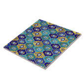 悪い目のチャームのクローバーパターン タイル (側面)