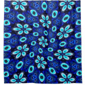 悪い目のパターン シャワーカーテン (正面)