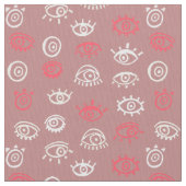 悪い目のパターン ファブリック (クローズアップ)