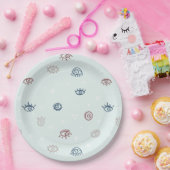 悪い目のパターン ペーパープレート (パーティー)