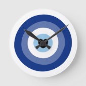 悪い目の記号の保護 ラウンド壁時計 (正面)