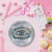 悪い目の魔物のジオデスと結晶 ペーパープレート (パーティー)