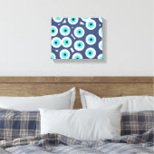 悪い目を巻いたキャンバス キャンバスプリント (インサイチュ (寝室))