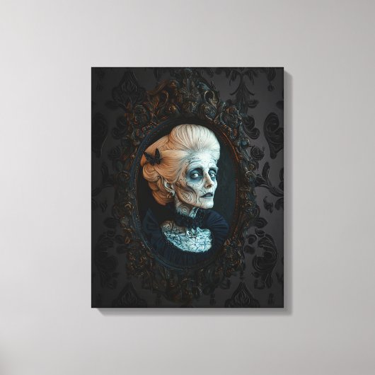 悪い目 キャンバスプリント (正面)