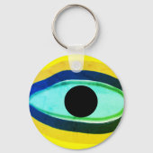 悪い目 キーホルダー (正面)
