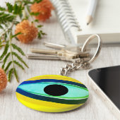 悪い目 キーホルダー (側面)