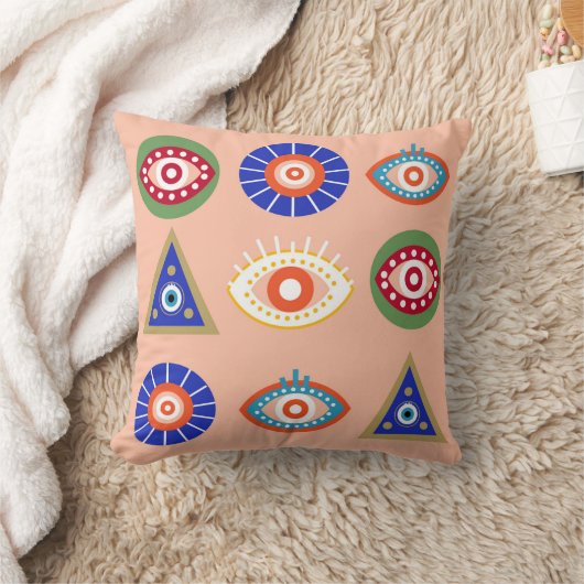 悪い目 クッション (ブランケット)