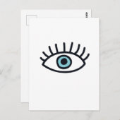 悪い目 ポストカード (正面/裏面)