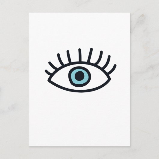 悪い目 ポストカード (正面)