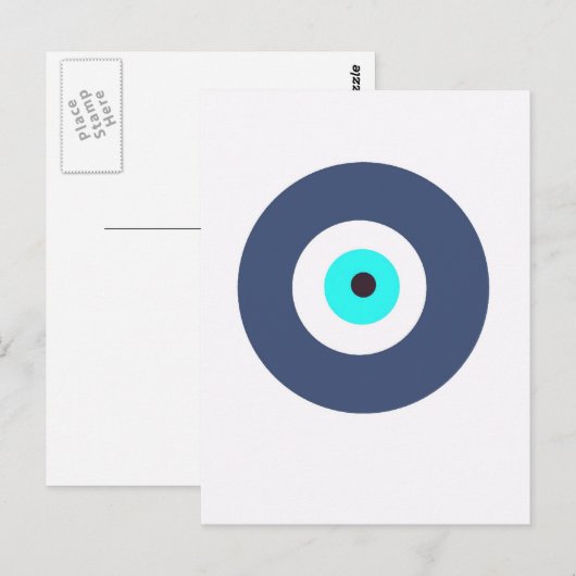 悪い目 ポストカード (正面/裏面)