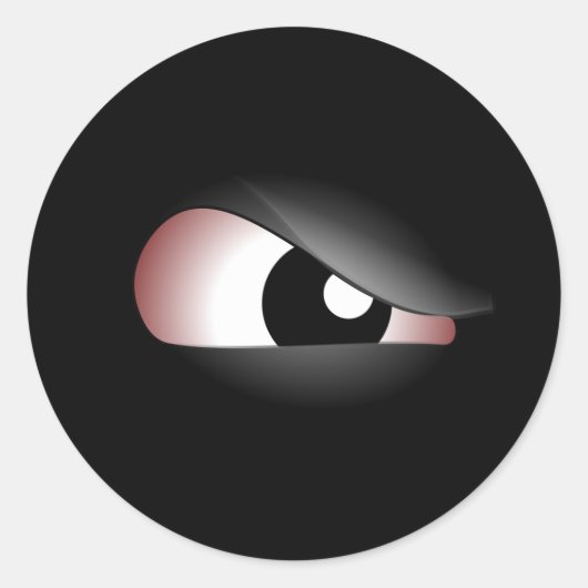 悪い目 ラウンドシール (正面)