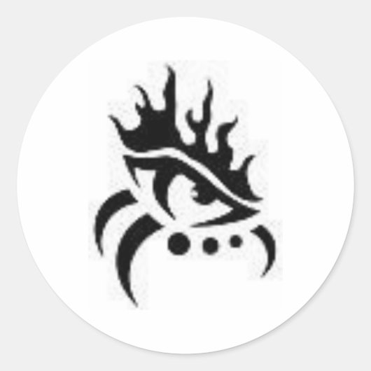 悪い目 ラウンドシール (正面)