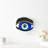 悪い目 ラウンド壁時計 (ホーム)