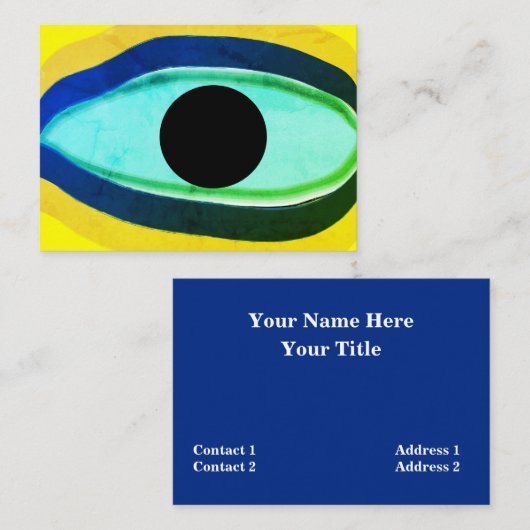 悪い目 名刺 (正面/裏面)