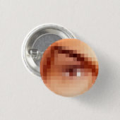 悪い目？ 缶バッジ (正面&裏面)