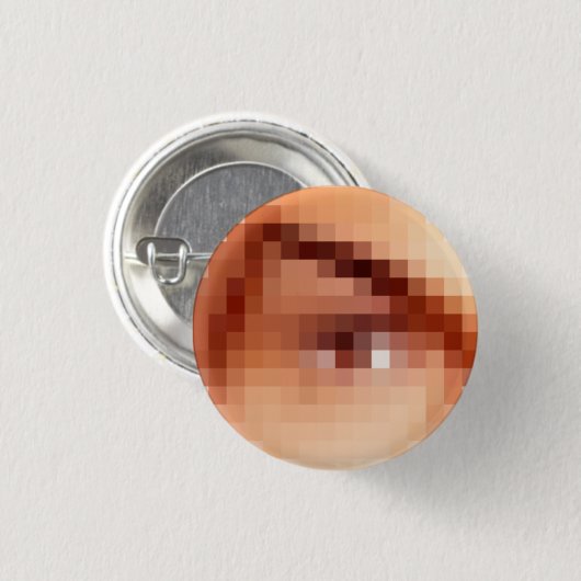 悪い目? 缶バッジ (正面&裏面)