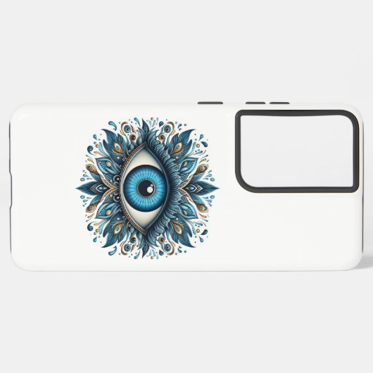 悪い目 SAMSUNG GALAXYケース (裏面横)