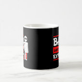 悪い着陸の専門家の骨折した脚の骨足傷害R コーヒーマグカップ (中央)