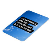 悪い知らせは吉報を逃す マグネット (左側)