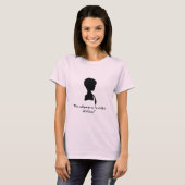 悪い種の女性ベビードールによって合われるT Tシャツ (正面フル)