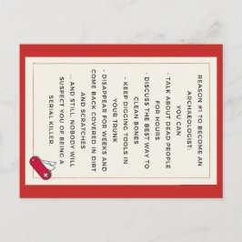 悪い考古学者の動機 ポストカード