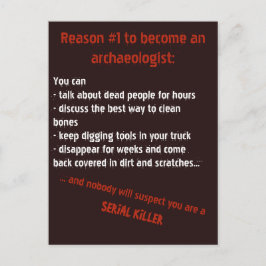 悪い考古学者の動機 ポストカード