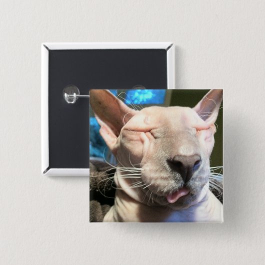 悪い角氷 缶バッジ (正面&裏面)