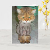 悪い誕生日 カード (黄色い花)