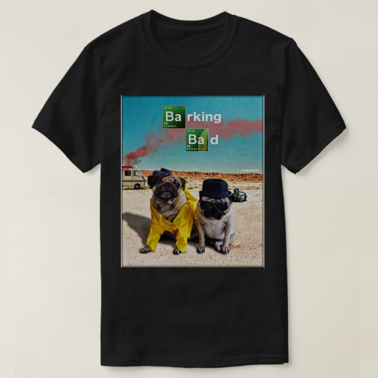 悪い豚を吠える Tシャツ (デザイン正面)