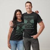 悪い道ではなく悪い膝 レトロなハイキングの熊 Tシャツ (ユニセックス)