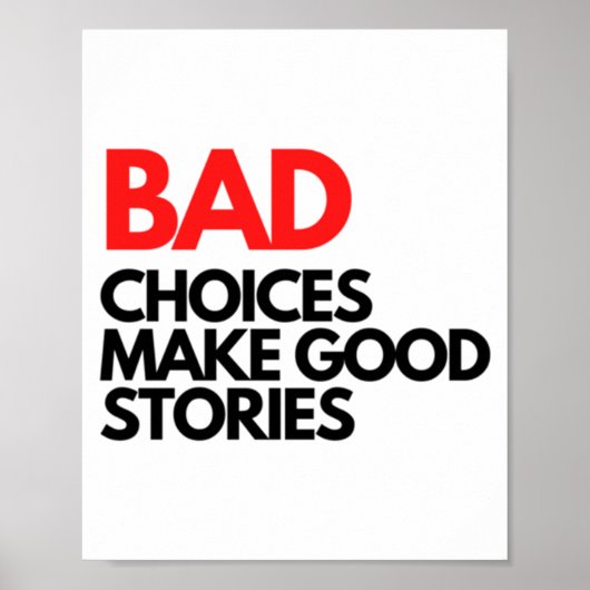 悪い選択は良い話を作クラシックる ポスター (正面)